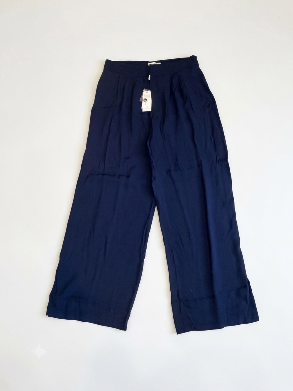 Jason Wu Navy Wide-Leg Dress pants - Picture 2 of 5